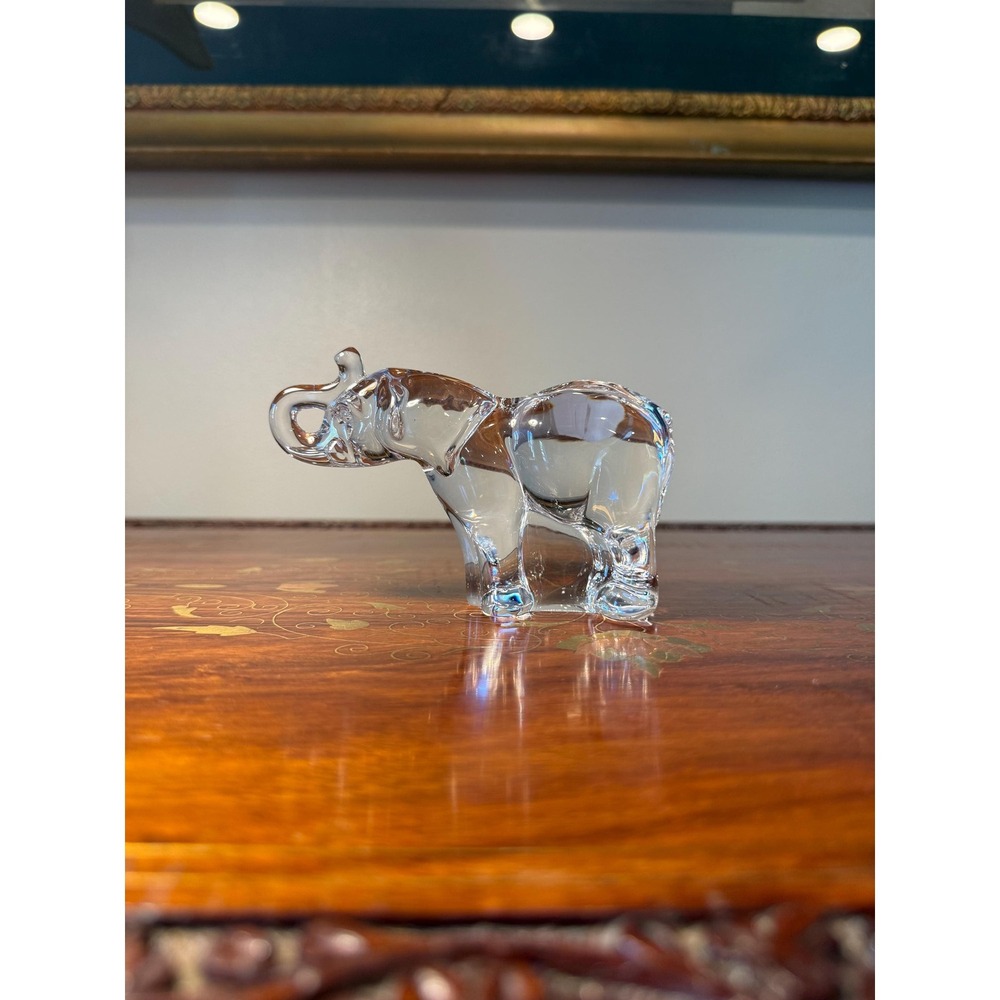 Vintage Villeroy & Boch Crystal‎ Elephant Figurine